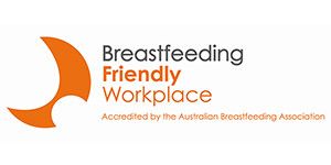 Breastfeeding Friendly Workplace Accredited by the Australian Breastfeeding Association